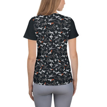 Load image into Gallery viewer, WF - All-Over Print Women's Athletic T-shirt
