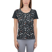 Load image into Gallery viewer, WF - All-Over Print Women's Athletic T-shirt