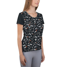 Load image into Gallery viewer, WF - All-Over Print Women's Athletic T-shirt