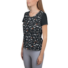 Load image into Gallery viewer, WF - All-Over Print Women's Athletic T-shirt
